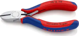 Кусачки бокові (бокорізи), діаметр 3,0мм, 110мм KNIPEX 70 15 110, хромовані купити