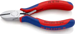 Кусачки бокові (бокорізи), діаметр 3,0мм, 110мм KNIPEX 70 15 110, хромовані №1