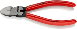 Кусачки боковые (бокорезы) для пластмассы, 140мм KNIPEX 72 01 140, фосфатированные купить в Киеве