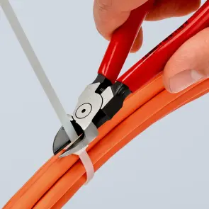 Кусачки бокові (бокорізи) для пластмаси, 140мм KNIPEX 72 01 140, фосфатовані №4