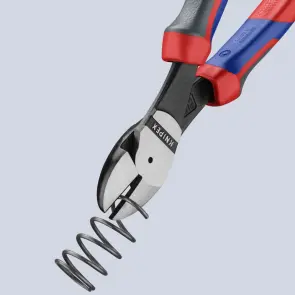 Кусачки боковые (бокорезы) особой мощности. диаметр 4,2мм, 200мм KNIPEX 74 02 200, фосфатированный №3