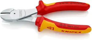 Кусачки боковые (бокорезы) особой мощности, диаметр 3,8мм, 180мм VDE KNIPEX 74 06 180, хромированные №2