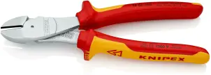 Кусачки боковые (бокорезы) особой мощности, диаметр 4,2 мм, 200 мм VDE KNIPEX 74 06 200, хромированные №2