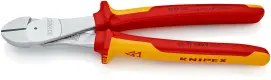 Кусачки боковые (бокорезы) особой мощности, диаметр 4,6 мм, 250 мм VDE KNIPEX 74 06 250, хромированные купить