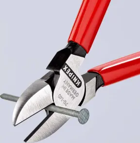 Кусачки бокові (бокорізи), діаметр 4,0мм, 140мм KNIPEX 70 01 140 SB, фосфатовані №5