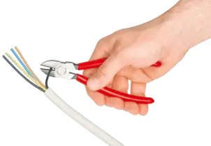 Кусачки бокові (бокорізи), діаметр 4,0мм, 180мм KNIPEX 70 01 180 EAN, фосфатовані №5