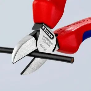 Кусачки бокові (бокорізи), діаметр 4,0мм, 140мм KNIPEX 70 02 140 SB, фосфатовані №4