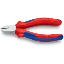 Кусачки боковые (бокорезы). диаметр 3,0мм, 125мм KNIPEX 70 05 125, хромированные купить в Украине