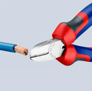 Кусачки бокові (бокорізи). діаметр 3,0мм, 125мм KNIPEX 70 05 125, хромовані №2