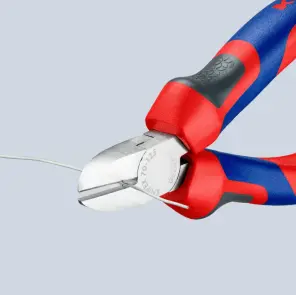 Кусачки бокові (бокорізи). діаметр 3,0мм, 125мм KNIPEX 70 05 125, хромовані №5