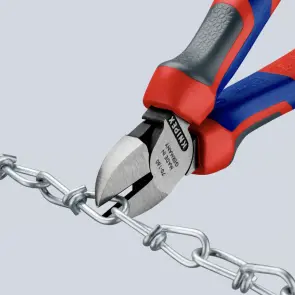 Кусачки бокові (бокорізи), діаметр 4,0мм, 160мм KNIPEX 70 05 160 SB, хромовані №4