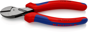 Кусачки бокові (бокорізи) компактні X-Cut, діаметр 12,0мм, 160мм KNIPEX 73 02 160 SB, фосфатовані №1