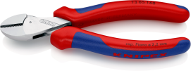 Кусачки бокові (бокорізи) компактні X-Cut, діаметр 12,0мм, 160мм KNIPEX 73 05 160 SB, хромовані купити