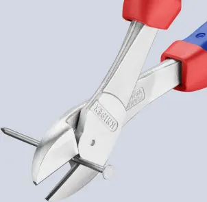 Кусачки боковые (бокорезы) особой мощности, диаметр 4,6 мм, 250 мм KNIPEX 74 05 250, хромированные №3