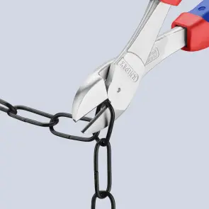 Кусачки боковые (бокорезы) особой мощности, диаметр 4,6 мм, 250 мм KNIPEX 74 05 250, хромированные №5