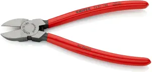 Кусачки бокові (бокорізи) для пластмаси, 180мм KNIPEX 72 01 180, фосфатовані №2