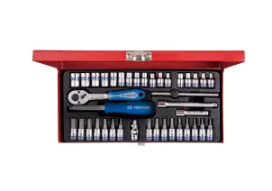 Набір інструментів 39 одиниць 1/4" в металевому кейсі (уп.1) №1