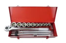 Набір головок 3/4" 14 одиниць в металевому кейсі
