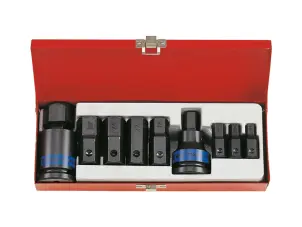 Шестигранник ударный 3/4" (набор 11ед.) в металлическом кейсе. №1