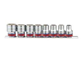 Набор головок 8 единиц на планке 3/8" – 7/8" 12-гранн. дюйм (уп.1)