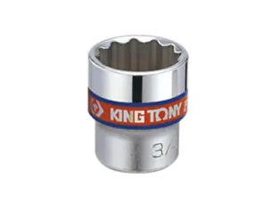 Набір головок 3/8" дюйм 1/4" - 13/16" (13 шт. 12 гранн.) на планці №2