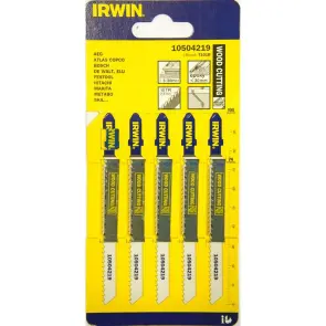 Холст для лобзика по дереву T101B 5шт., IRWIN №3