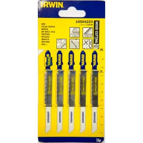 Холст для лобзика по дереву T101BR 5шт., IRWIN №3