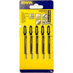 Холст для лобзика по дереву T101AO 5шт, IRWIN №3