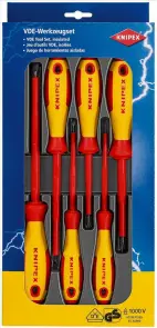 Набір викруток ізольованих VDE KNIPEX 00 20 12 V01, шліц/Phillips №1