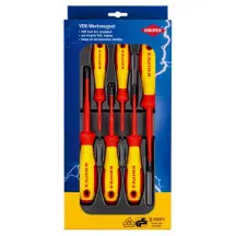 Набор диэлектрических отверток с зауженным рабочим концом KNIPEX 00 20 12 V03, Phillips/Pozidriv