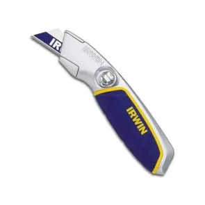 Нож универсальный ProTouch IRWIN с выдвижным трапециевидным лезвием №1