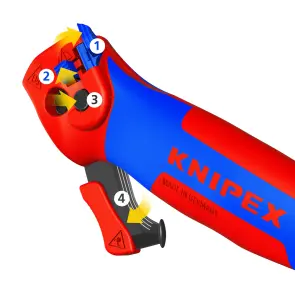 Нож с пяткой двухфункциональный KNIPEX 16 50 145 SB №3