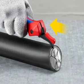 Нож с пяткой двухфункциональный KNIPEX 16 50 145 SB №5