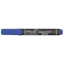 Маркер перманентный Pica Chisel tip, 521/41, со скошенным носиком, синий