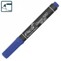 Перманентный маркер Pica 520/41 Classic Permanent Marker bullet tip, синий