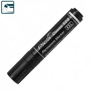 Перманентный маркер, Pica Classic 528/46 XXL, черный №1