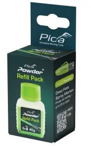 Заправка крейдяна Refill Pack для маркер-спреєв аерозольних Pica Powder в блістері №1