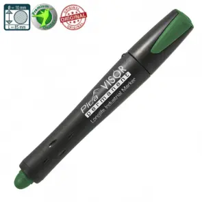 Сухий промисловий маркер PICA VISOR permanent Longlife Industrial Marker 990/36, зелений №1