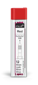 Запасные стержни PICA 7031 Fine Dry красный 0,9мм, 12шт №1