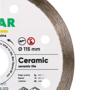 Круг алмазний вiдрiзний 1A1R 115x1,4x8x22,23 Ceramic №2