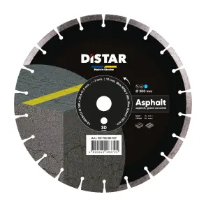 Круг алмазний вiдрiзний 1A1RSS/C3 300x3,0/2,0x10x25,4-11,5-22 HIT Asphalt №1