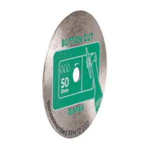 Круг алмазний вiдрiзний 1A1R 50x0,8x5,8 ButtonCut №4