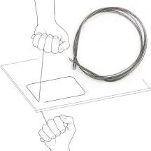 Алмазний дріт (набір 5 шт.) 0,5*300 Cord 0,5