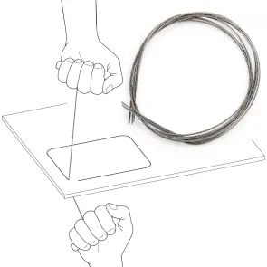 Алмазний дріт (набір 5 шт.) 0,5*300 Cord 0,5 №1