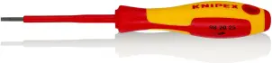 Отвертка изолированная VDE KNIPEX, SL 0,4х2,5х75мм, 98 20 25 №1