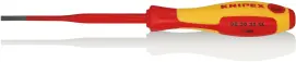 Отвертка изолированная тонкая VDE KNIPEX, SL 0,6х3,5х100хмм, 98 20 35 SL