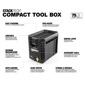 Ящик для инструмента TOUGHBUILT TB-B1-B-60C StackTech компактный №3