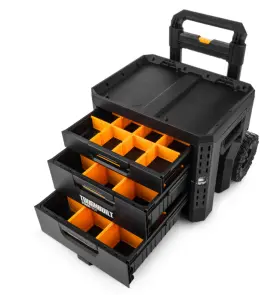 Ящик для инструмента TOUGHBUILT TB-B1-D-R93 StackTech на колесах с 1+2 выдвижными ящиками №1