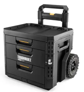 Ящик для инструмента TOUGHBUILT TB-B1-D-R93 StackTech на колесах с 1+2 выдвижными ящиками №2