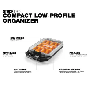 Органайзер компактный тонкий TOUGHBUILT TB-B1-O-10C StackTech №2